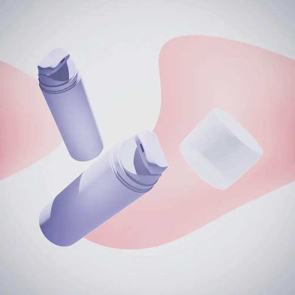 Skin care cosmetics product presentation and 3D rendering project