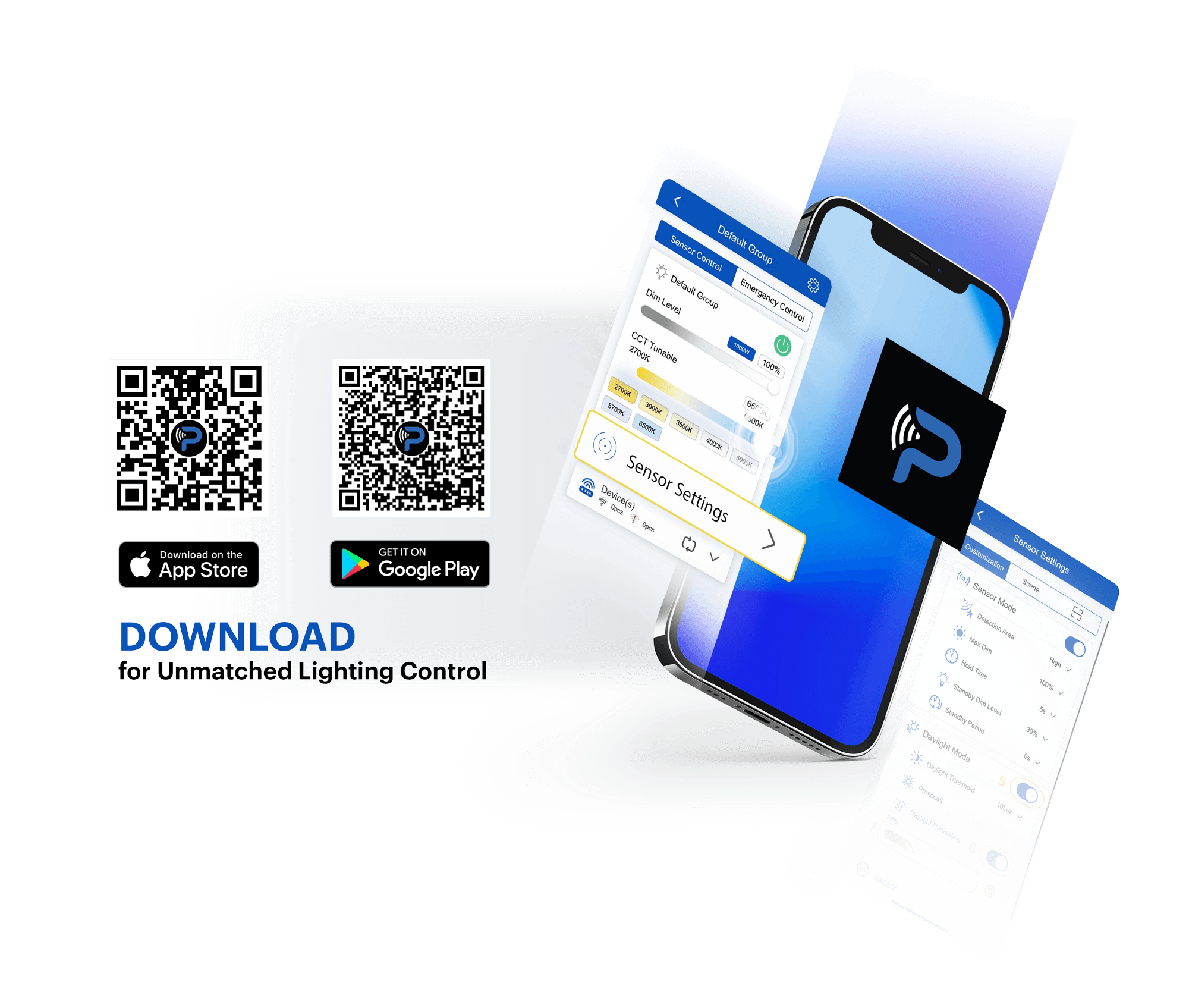 Pilot by Reno app download landing page designed with mobile app screens, QR codes, and app download information