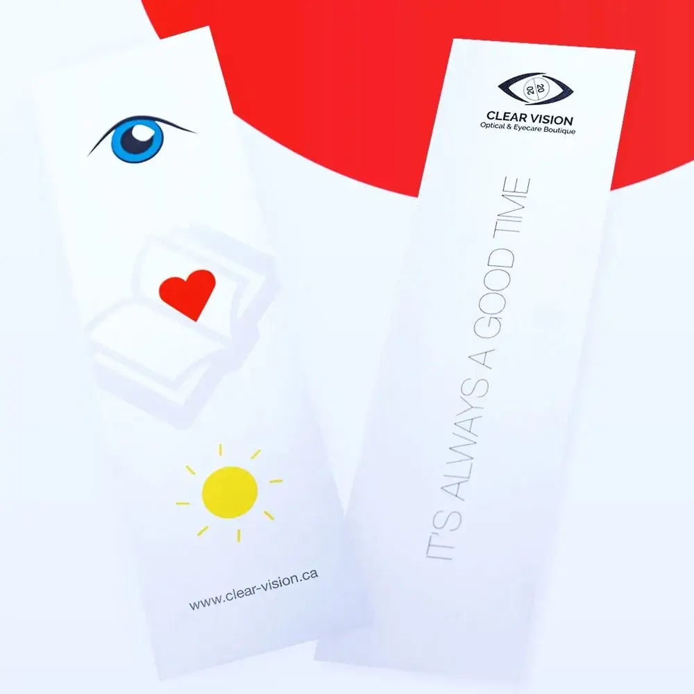 Clear Vision branding, website development, and print collateral project