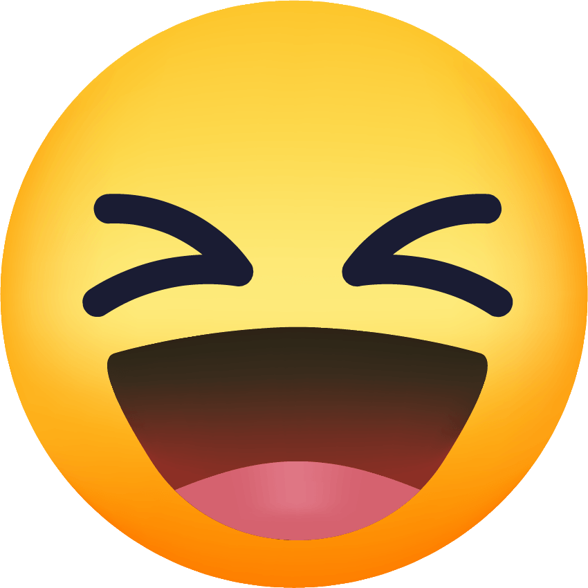 laughing emoji representing joy or happiness